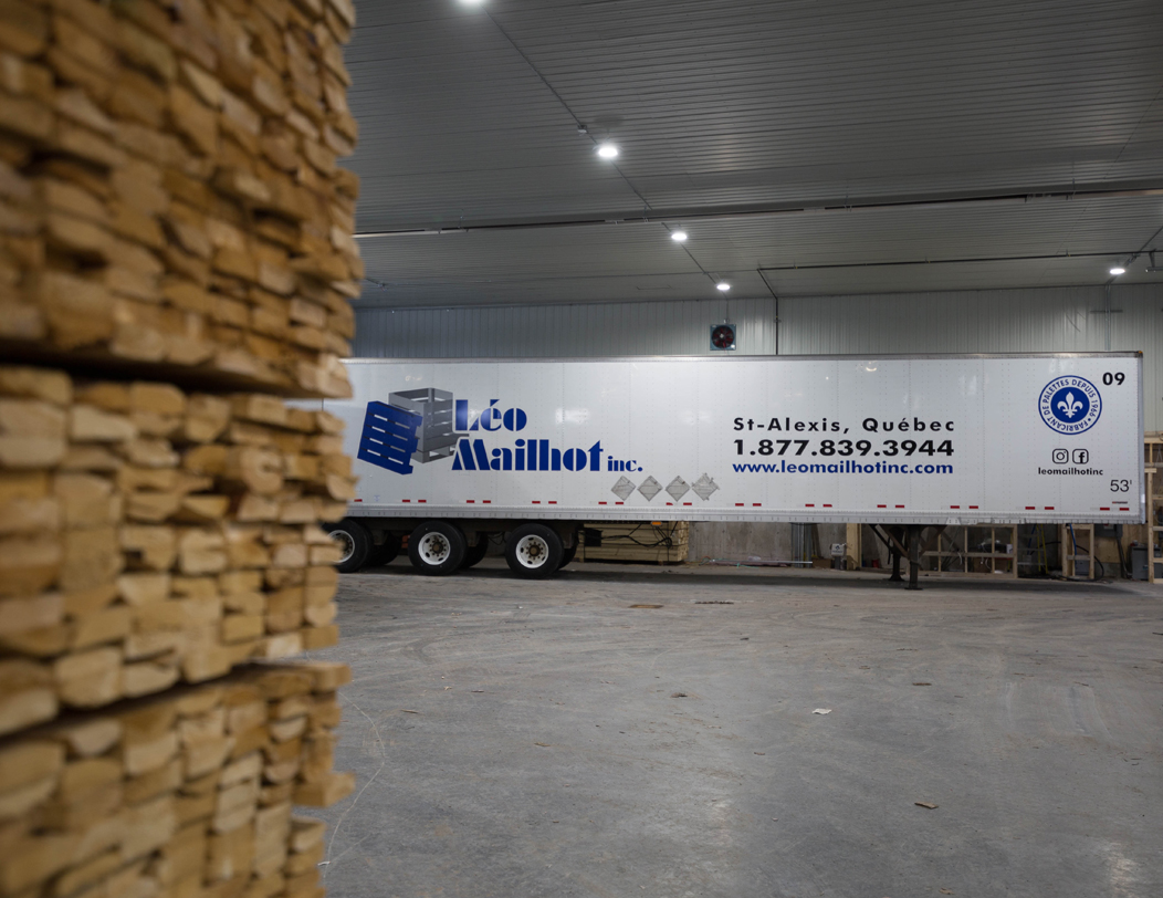 Livraison, transport et exportation | Léo Mailhot inc.