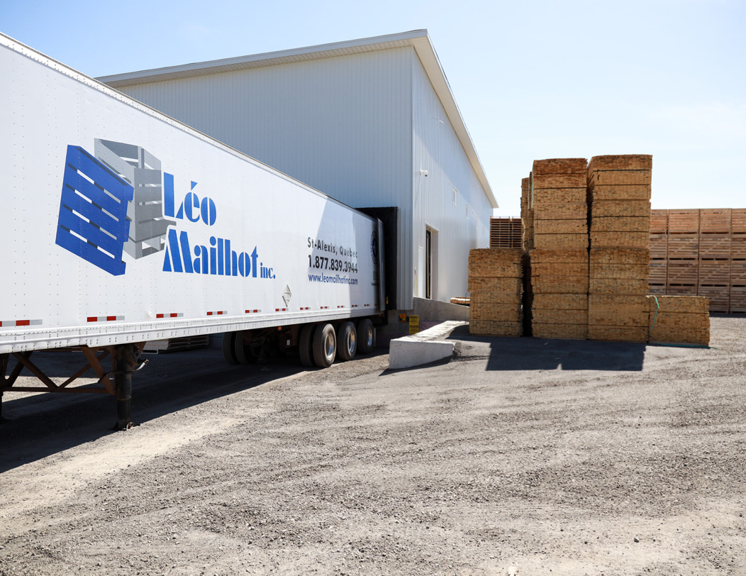 Livraison, transport et exportation | Léo Mailhot inc.